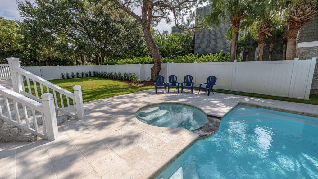 pool and hot tub