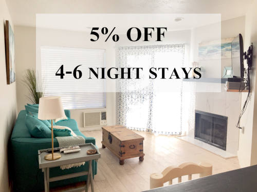 Discount 5% OFF 4-6 Nights Stays