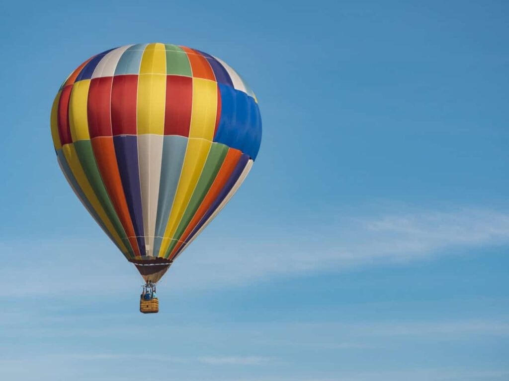 hot air balloon