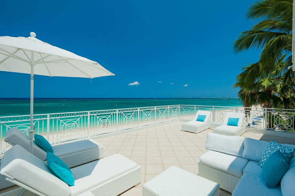 image of balcony in Cayman Island vacation