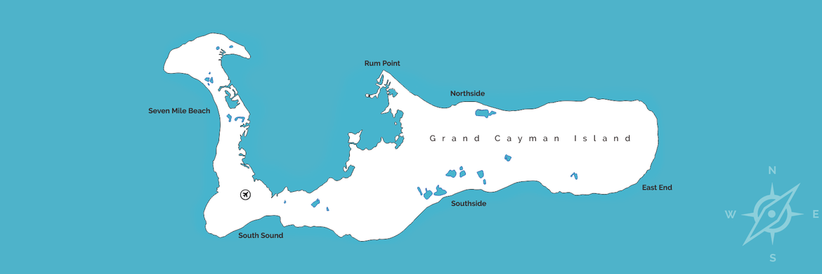 image of Cayman Island Map