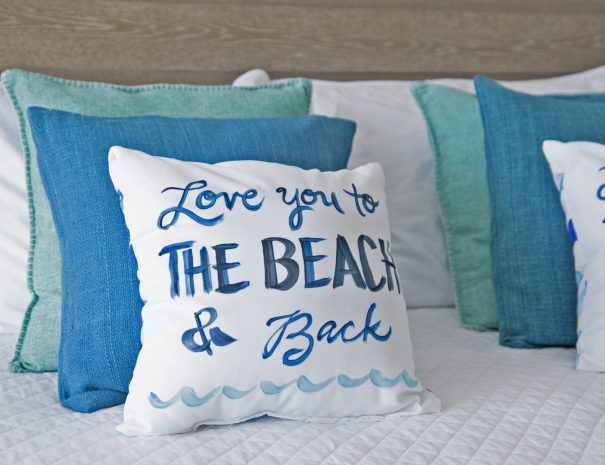 image of pillow love you to the beach and back