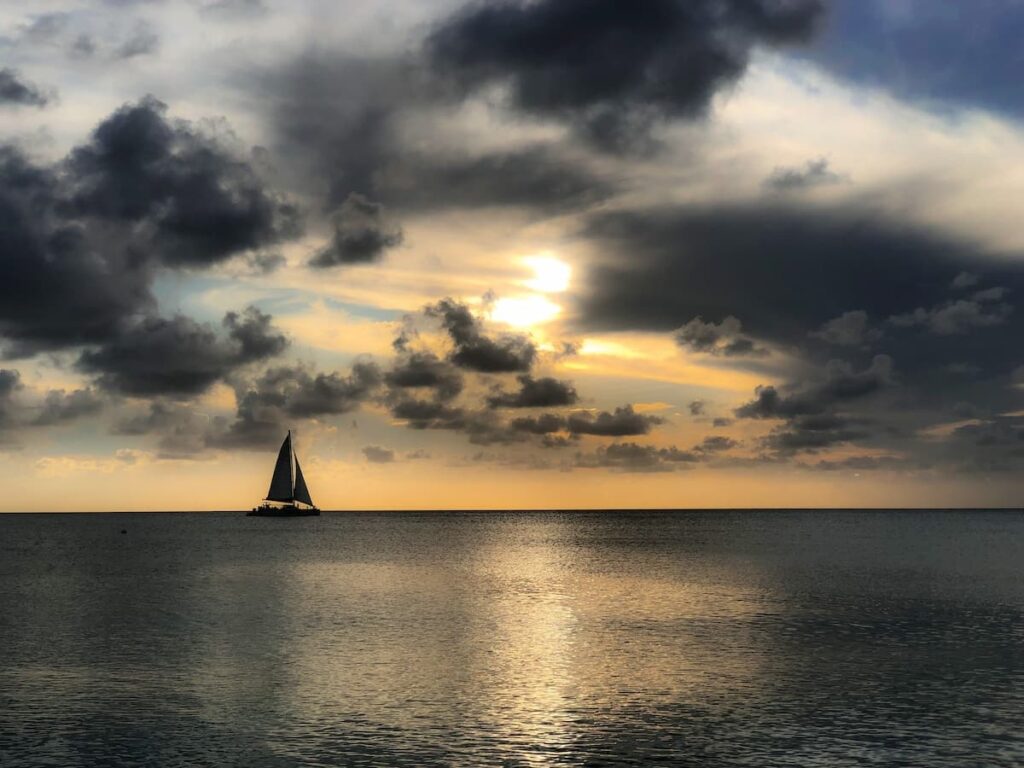 Cayman Island sunset view