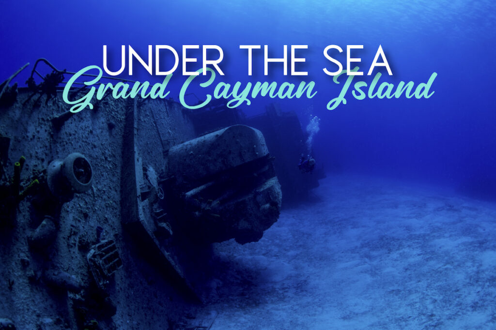 under the sea at Grand Cayman Island