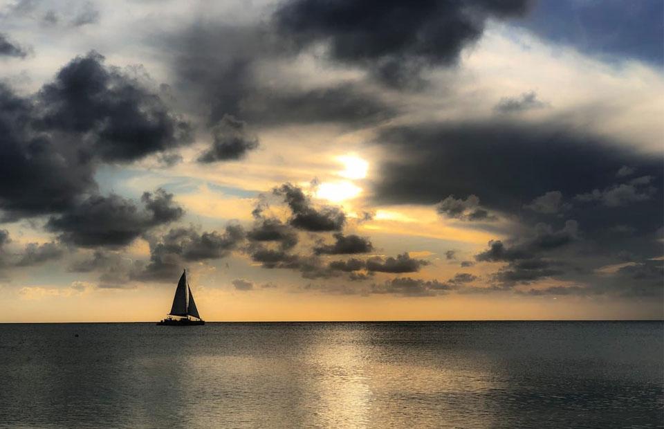 Cayman Island sunset view