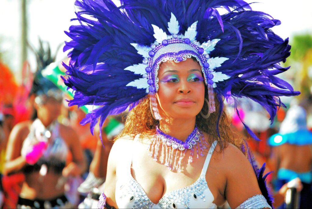 Carnival Queen dancing in the Batabano festival