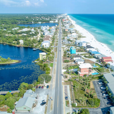 aerial view of 30a