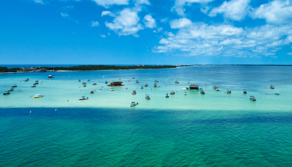 view of Destin's Crab island