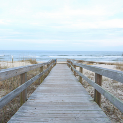 destin beach access point