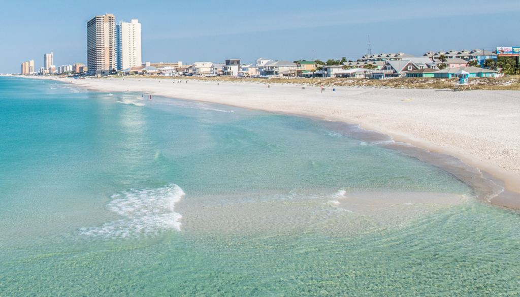 a beach in panama city beach