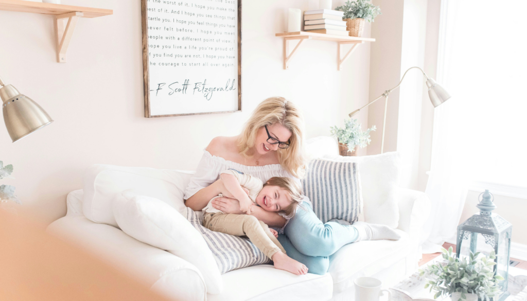 Mother and daughter enjoying their stay at Scenic Stays vacation rental