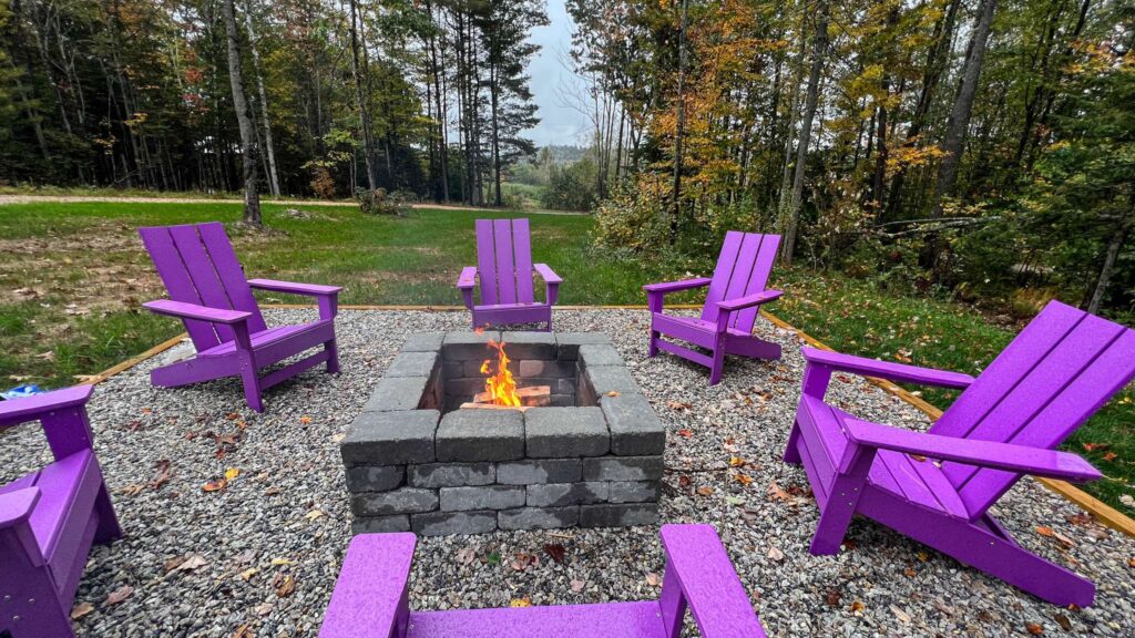 Enjoy Maine's outdoors around the fire