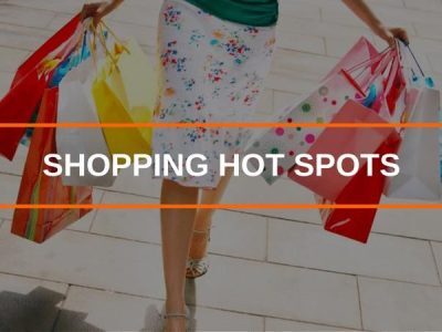 "Shopping Hot Spots' Graphic