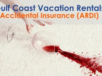 "Gulf Coast Vacation Rental Accidental Insurance" Graphic
