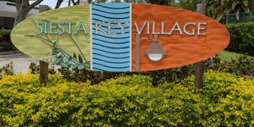 Siesta Key Village sign
