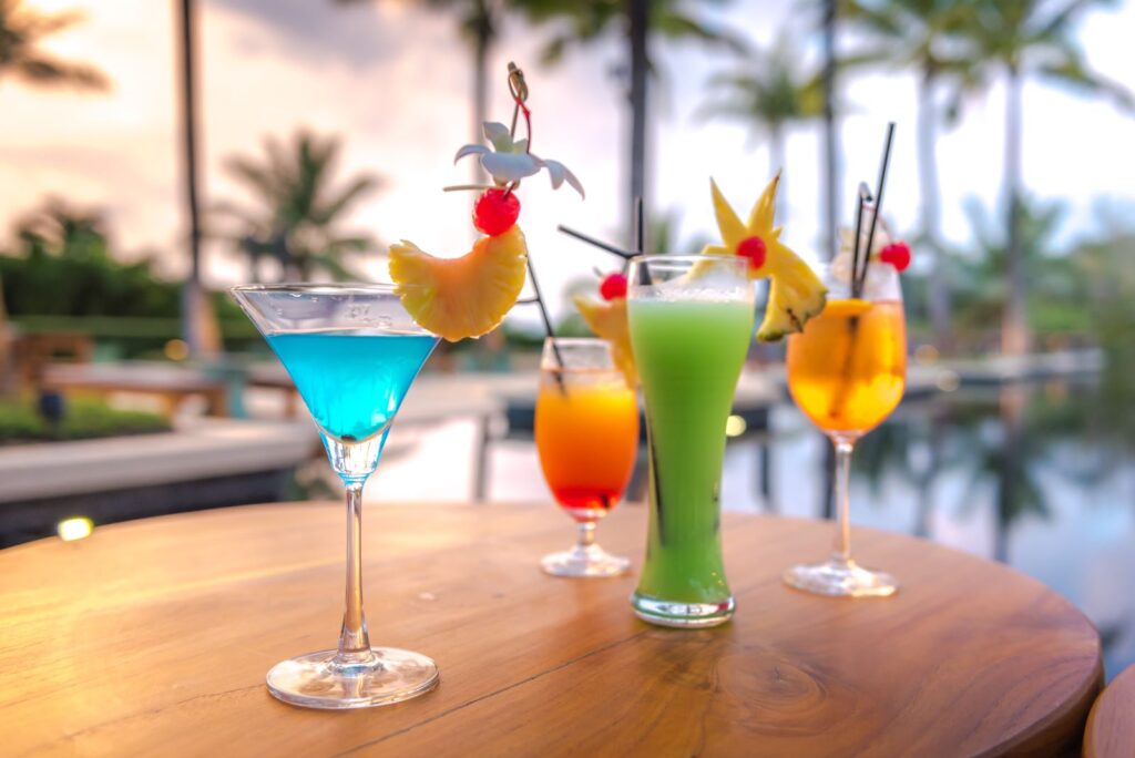 tropical drinks
