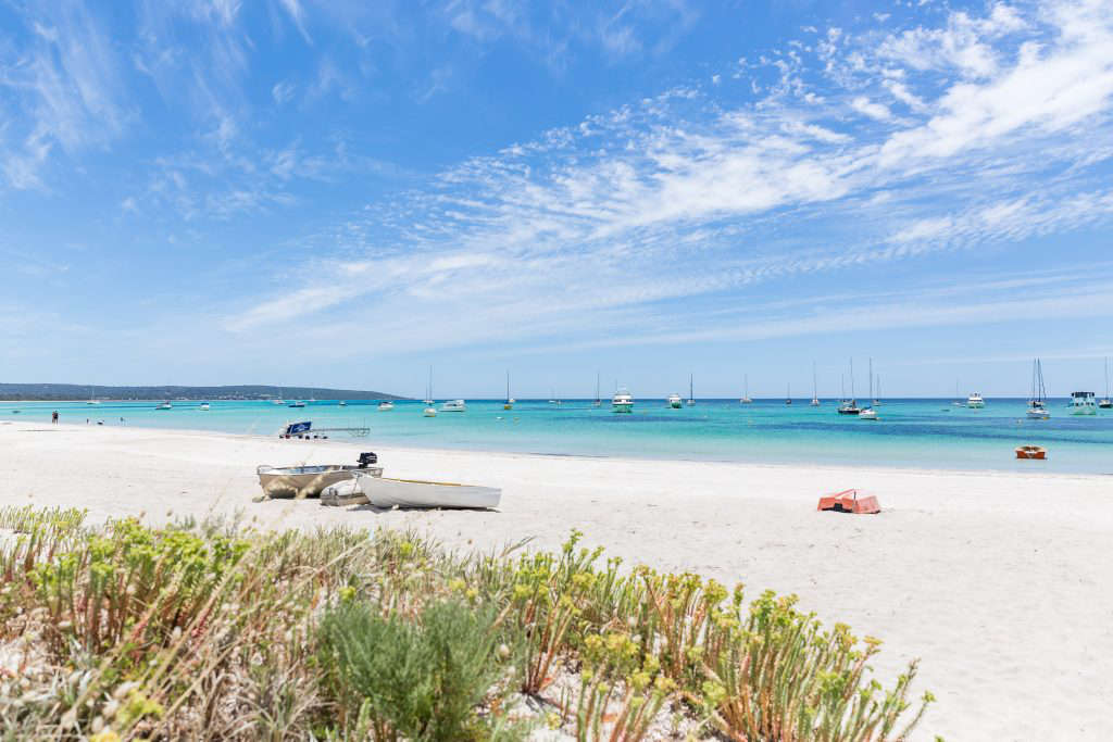 image of white sand beach