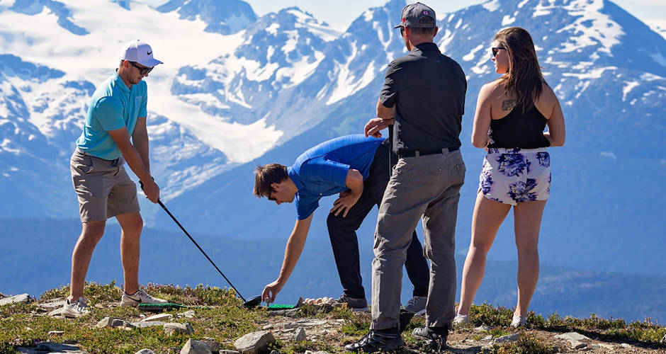 image of Heli Skiing or Golf