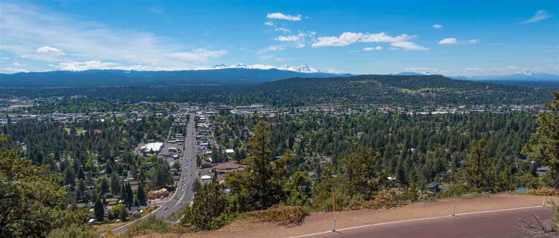 Aerial Shot of Bend Oregon