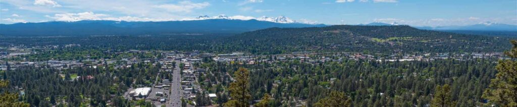 Aerial of Bend Oregon