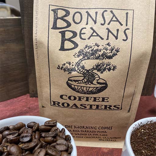 Bonsai Coffee bag of beans - Bend Oregon welcome gift