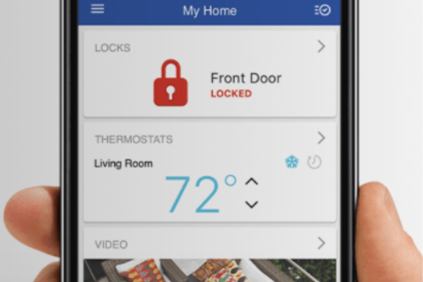 keyless entry and smart devices image of phone