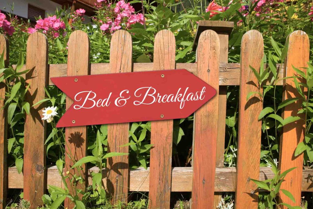 Bed and Breakfast Sign