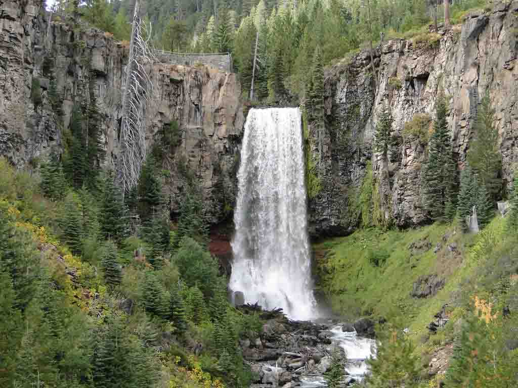 Tumalo Falls In Bend Oregon