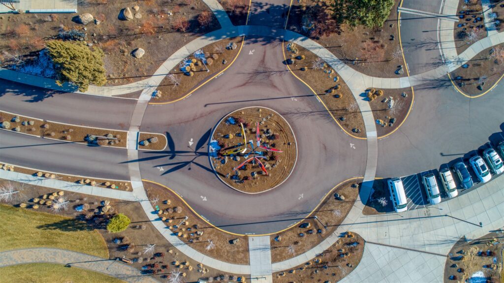 Roundabout Art in Bend, Oregon