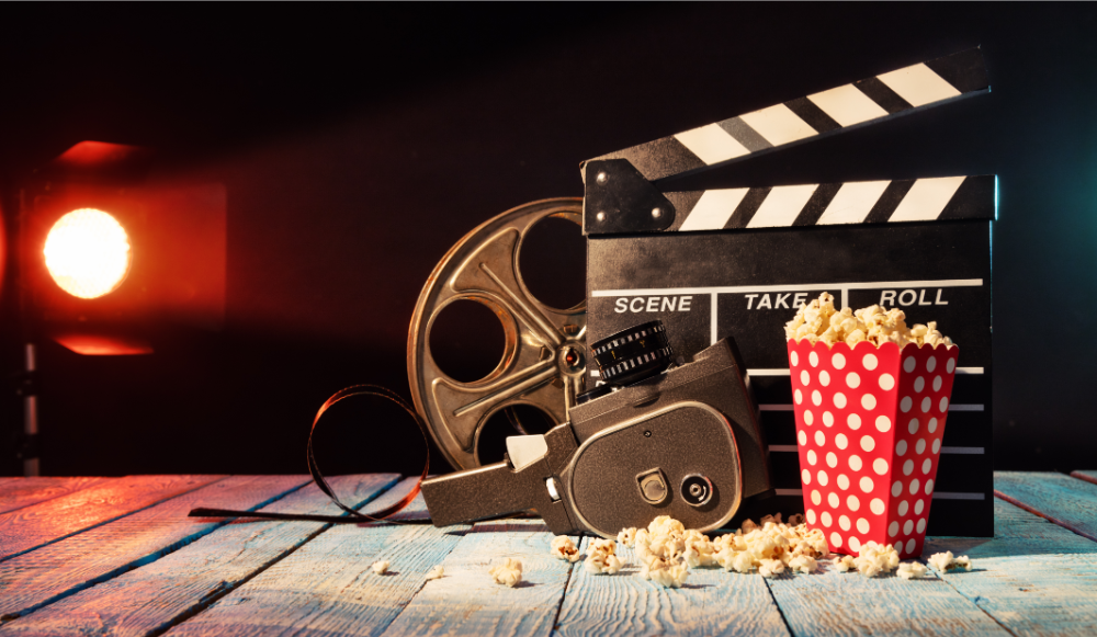 Retro Film Production and Popcorn