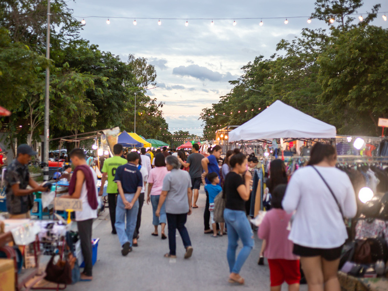 Night market and festival