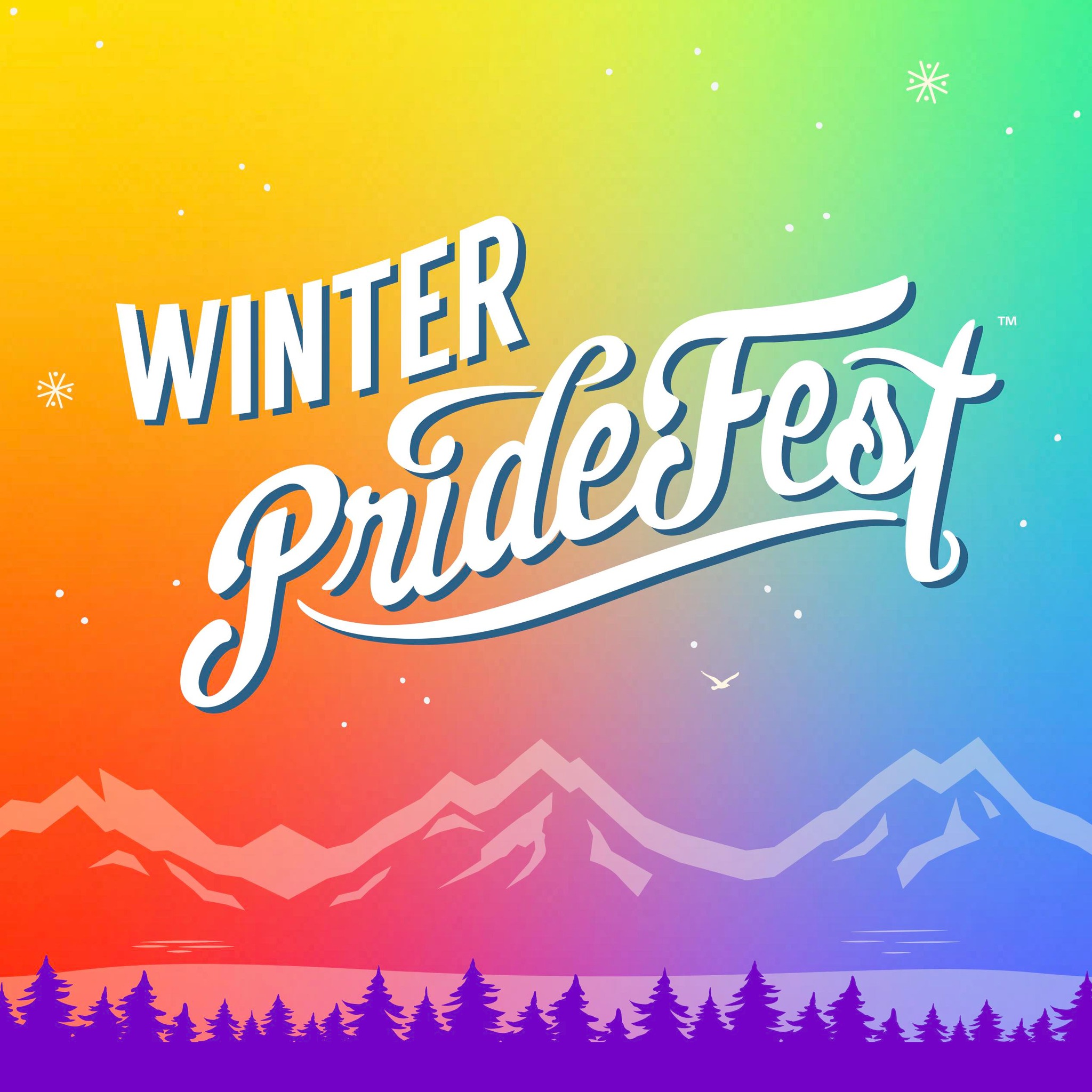 Winter PrideFest Logo Bend, OR