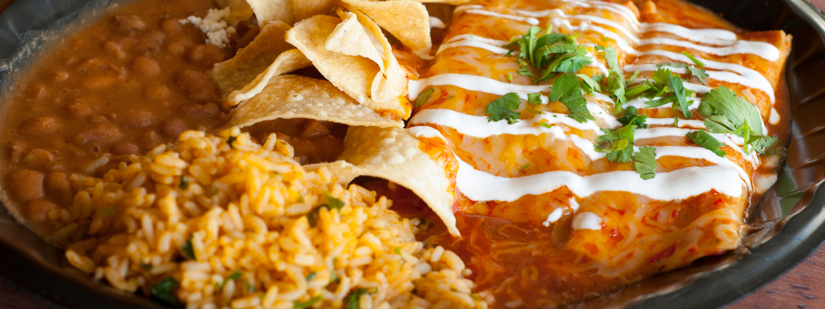 Mexican Food on a Plate