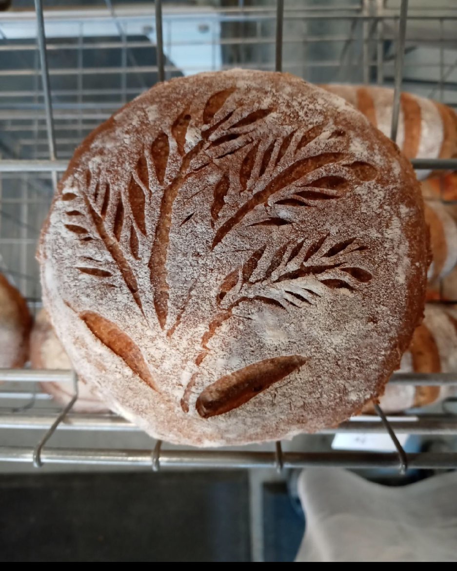 fresh sourdough from Blue Heron Bakery