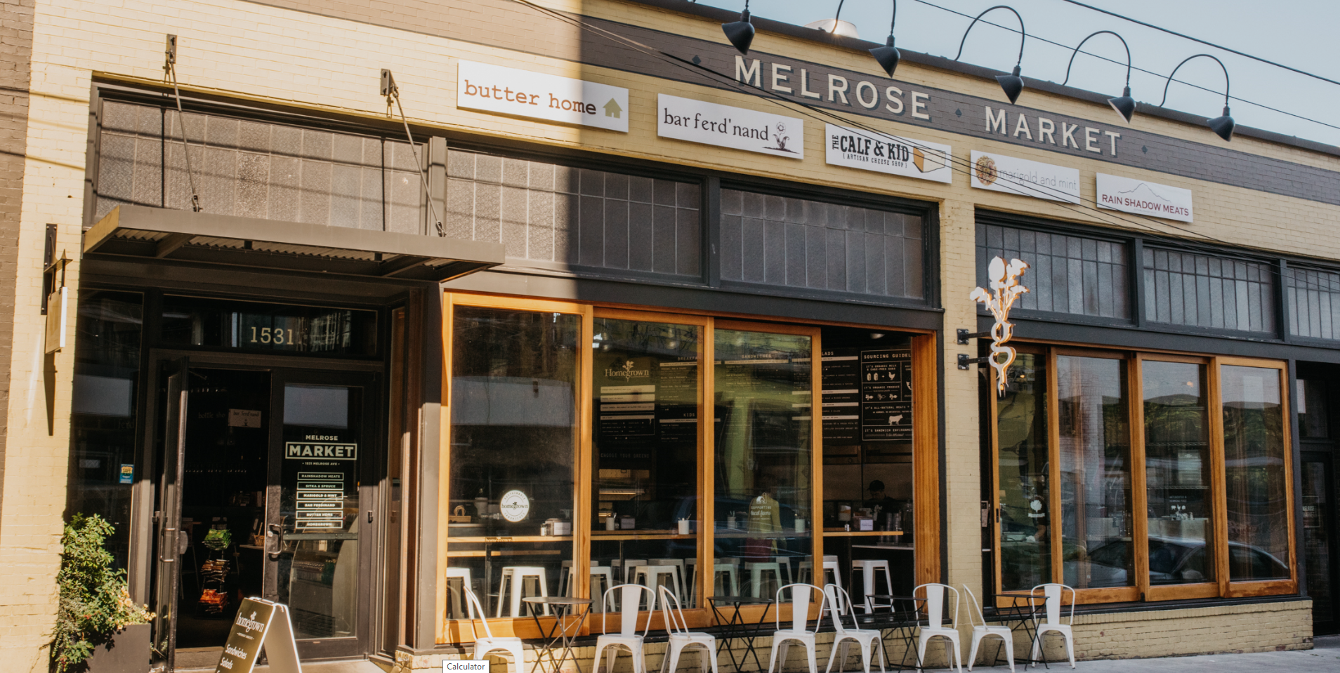 Outside of Melrose Market - one of Seattle's popular food halls.
