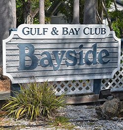 Gulf & Bay Club Bayside Entrance