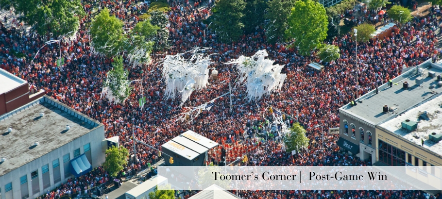 Toomer's Corner for Fall Football Weekends