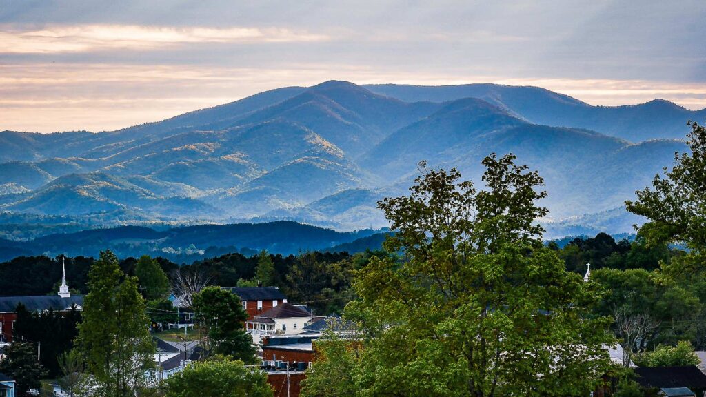 Escape to the Blue Ridge mountains