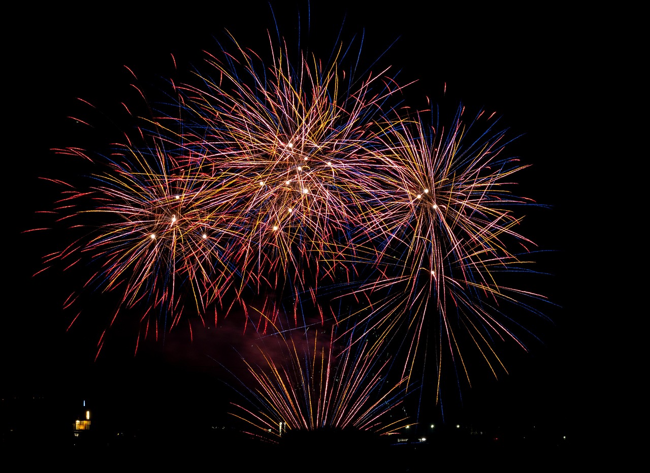 fireworks, sparks, night, explosion, glow, evening, night time, party, entertainment, celebration, fireworks, fireworks, fireworks, fireworks, fireworks-7570876.jpg