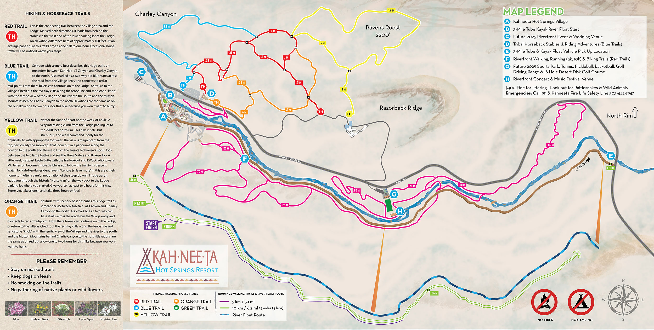 Kahneeta Overview map