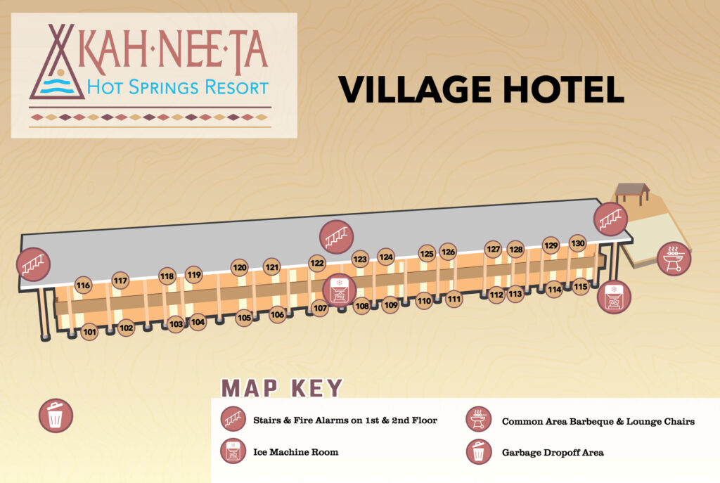 Kahneeta Hotel Map