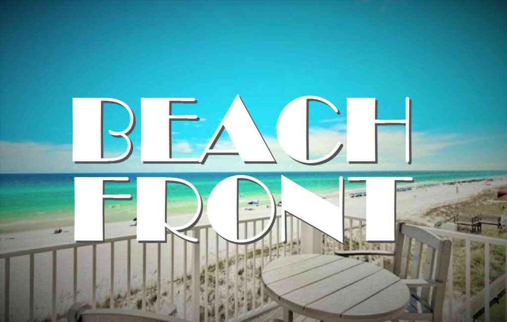 Beach Front rentals
