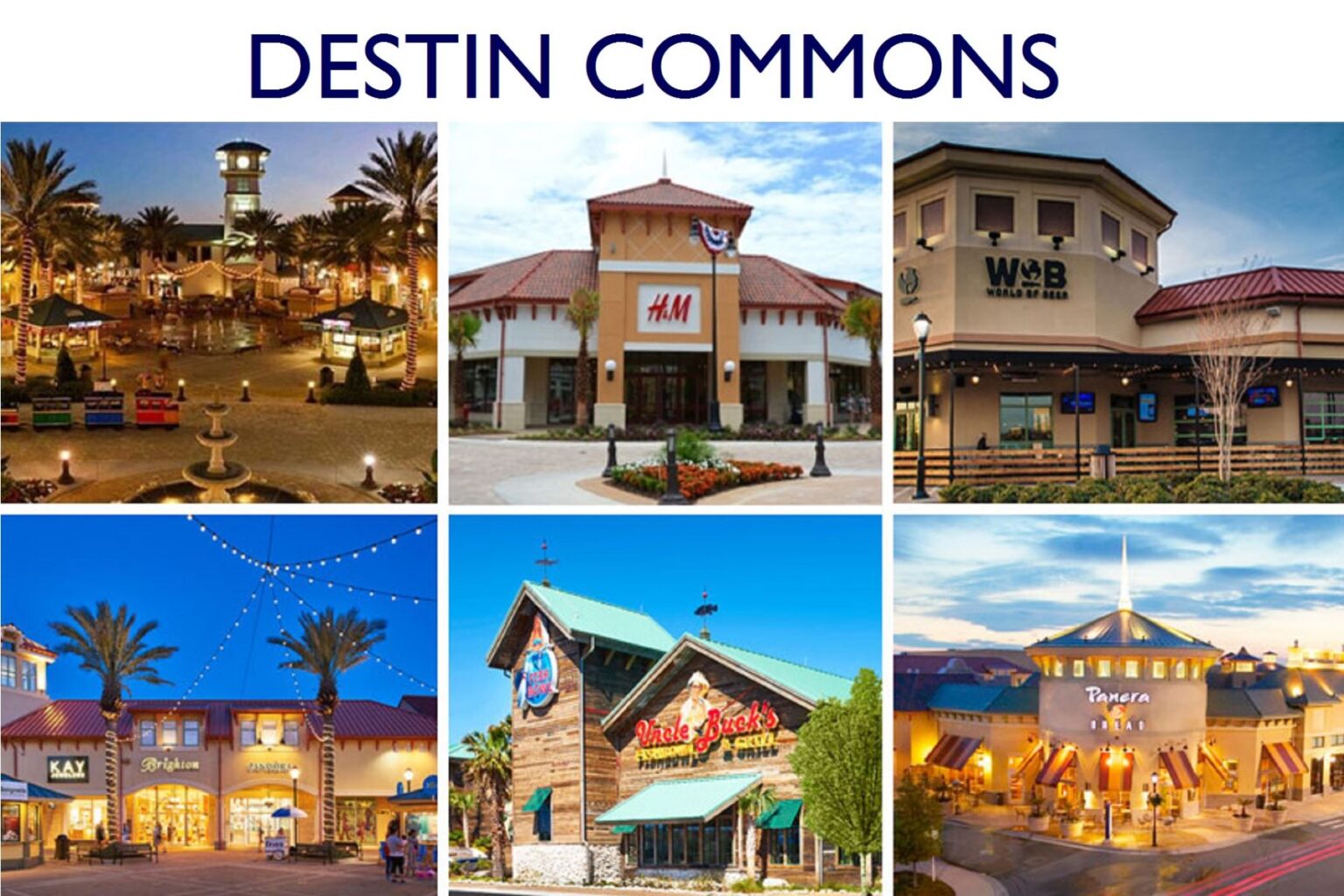 Outlets And Malls In Destin Fl Boutiques Villages And More