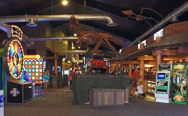arcade at the Wild Willy’s Adventure Zone