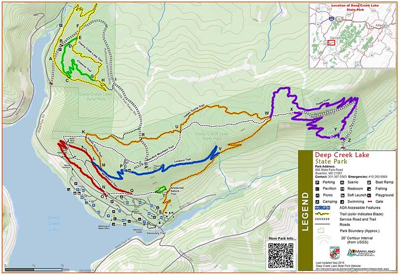 Deep Creek Lake State Park Trails