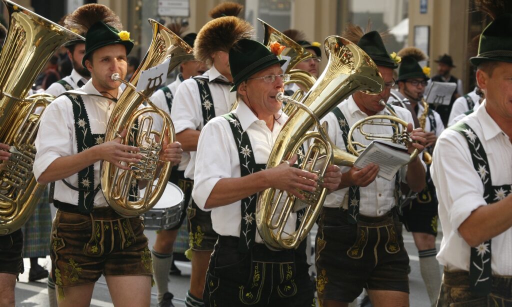 A German Oompah band.