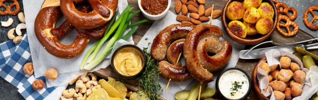 traditional German food and snacks