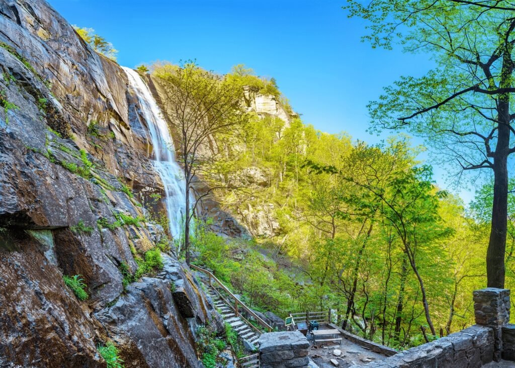 View of Hickory Nut Falls