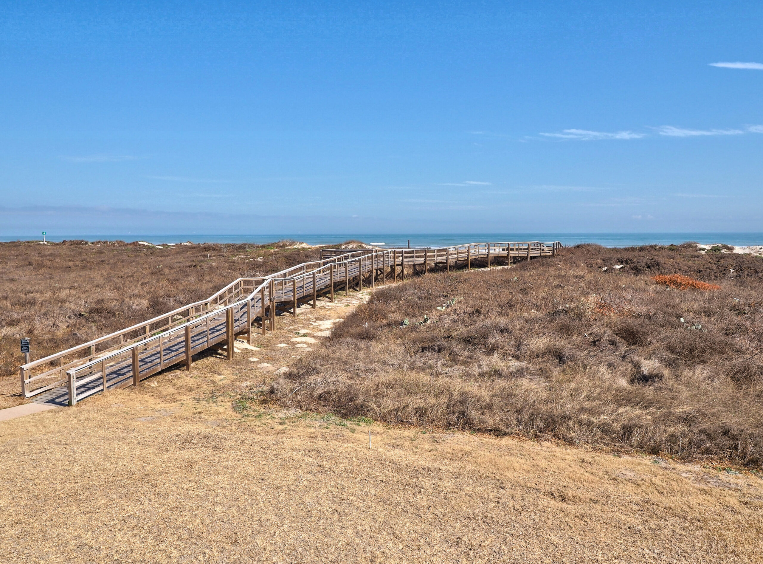 a view of the ocean from a port aransas condo rental