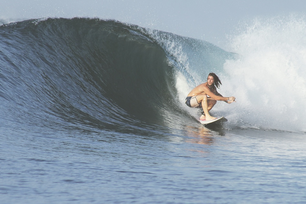 Man surfing
